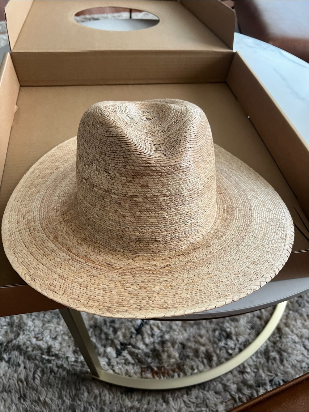Lack of Color Women’s Palm Hat Natural Straw Small/Medium w/ Original Box - Picture 4 of 8